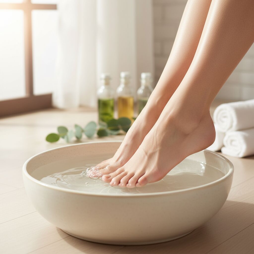 bain de pieds javel dosage