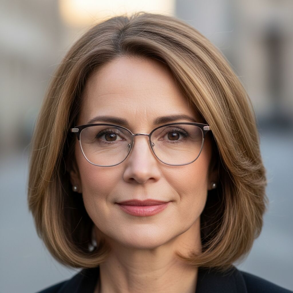 coupe de cheveux dégradé femme 50 ans