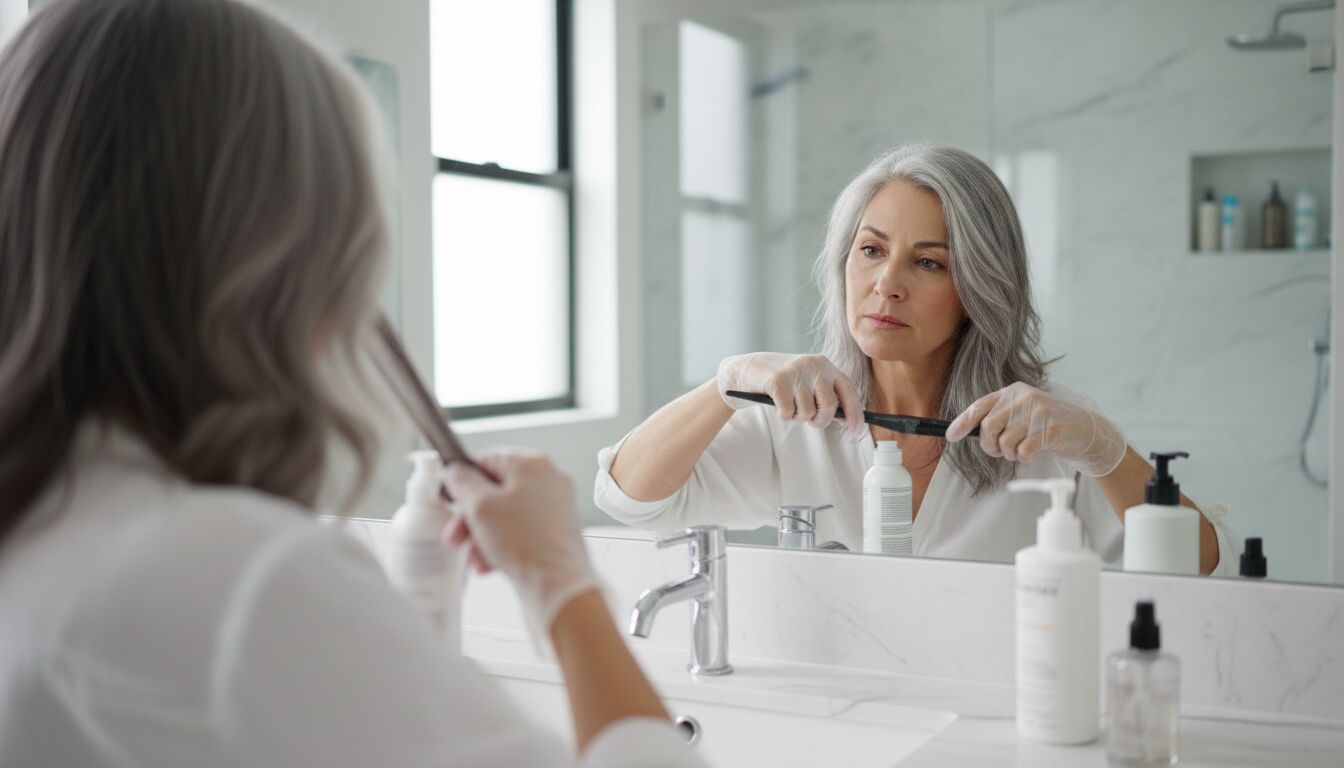 Comment blanchir les cheveux poivre et sel ?