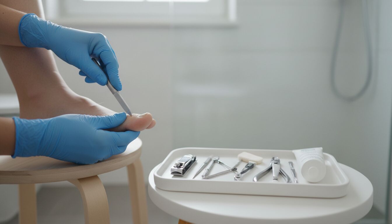 Comment désépaissir les ongles des pieds ?