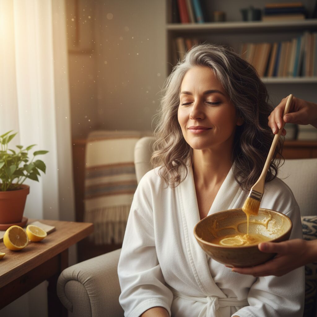 comment blanchir les cheveux gris naturellement