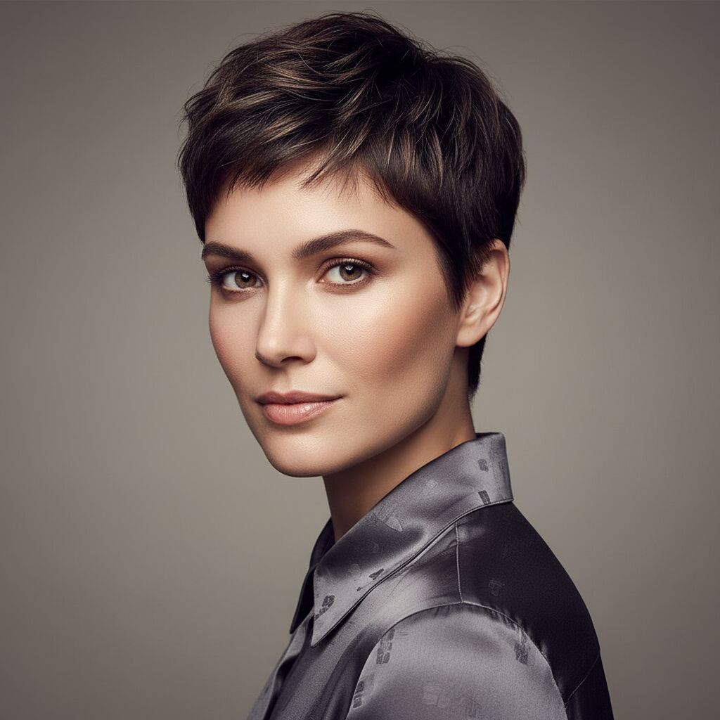 coupe de cheveux femme effilée dégradée