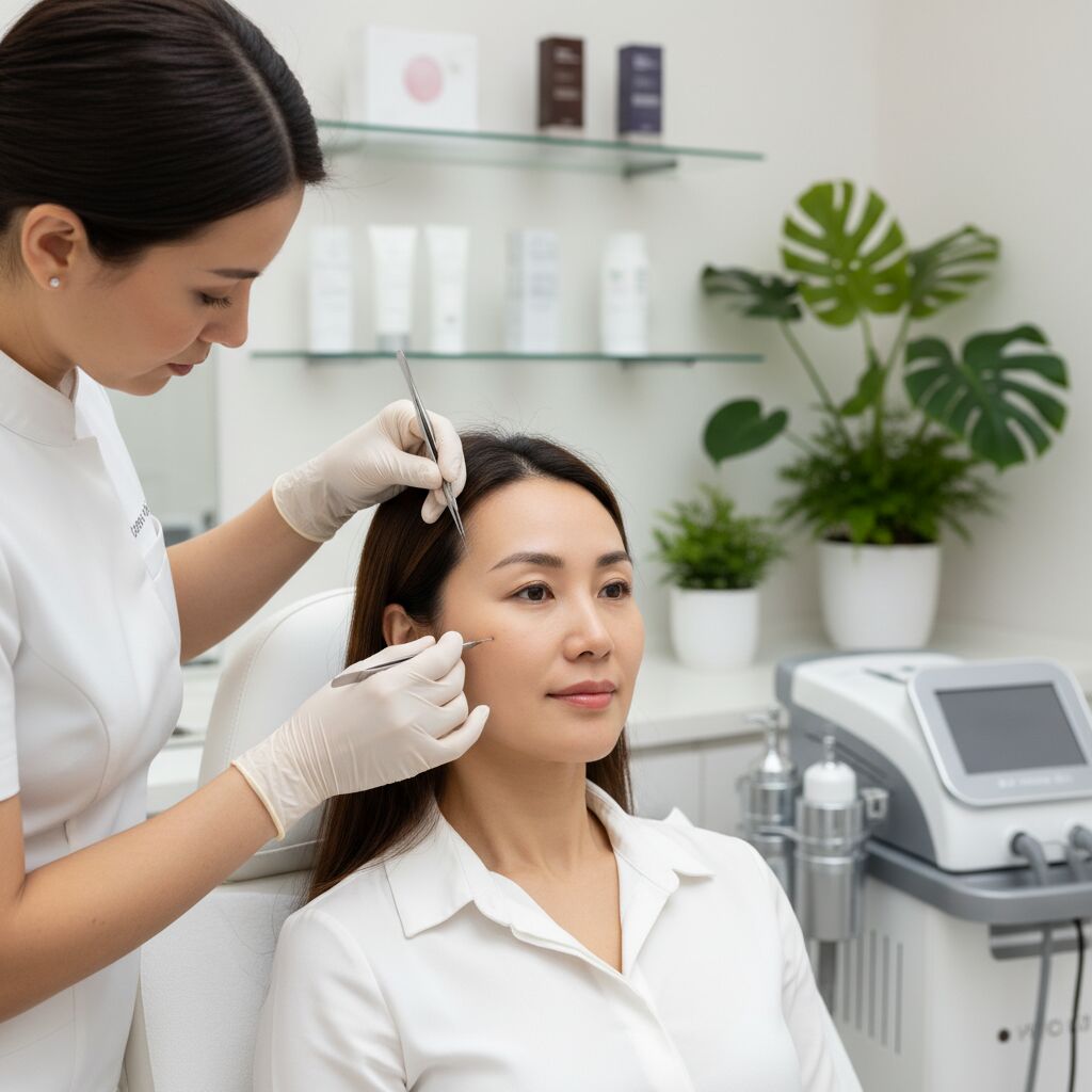 Découvrez le lifting coréen au fil de soie : résultats avant-après impressionnants pour un visage raffermi et rajeuni sans chirurgie.