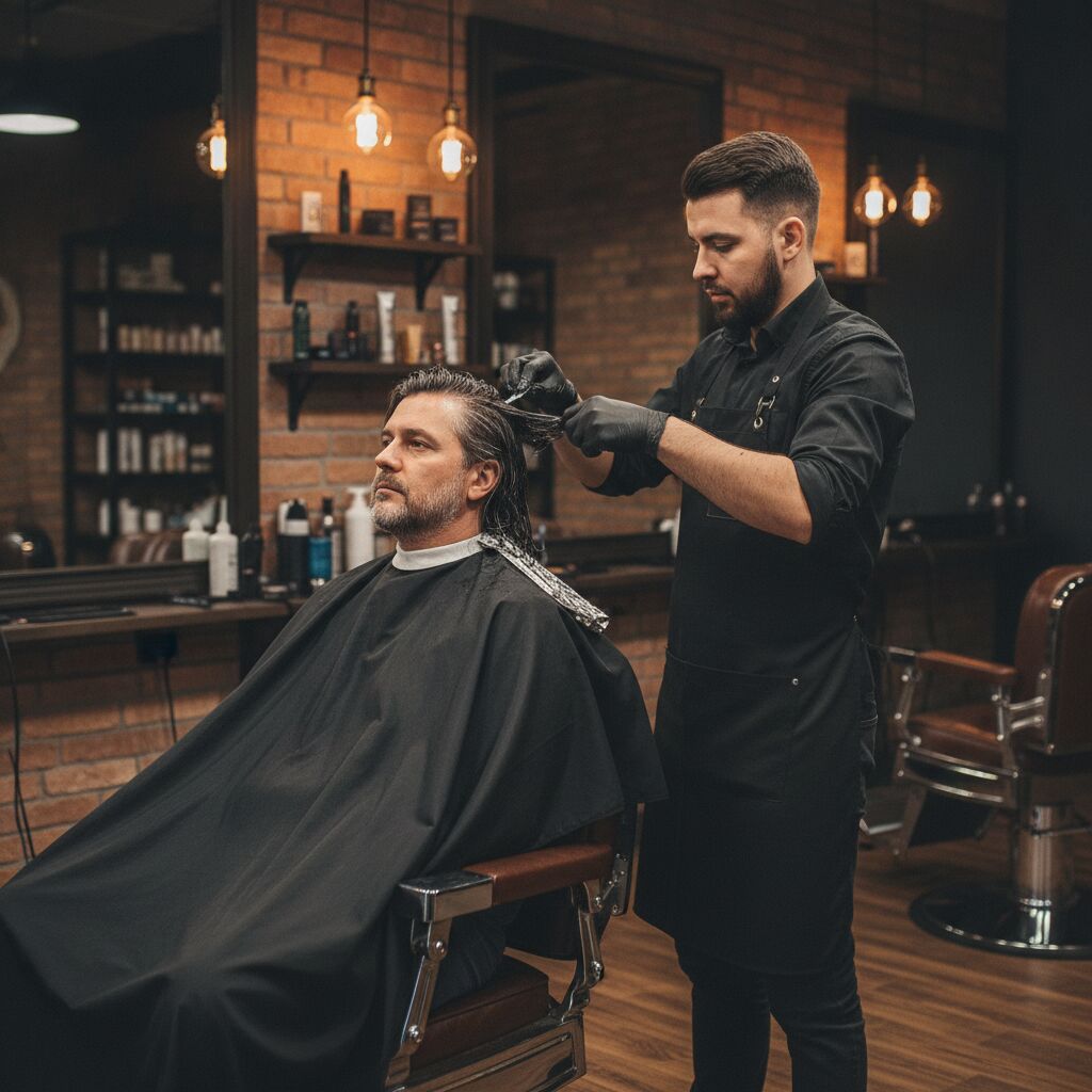 coloration cheveux homme